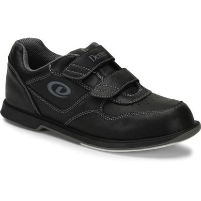 Picture of Dexter Mens V Strap Velcro Black Bowling Shoes
