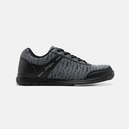 Picture of KR Strikeforce Men's Flyer Mesh Black Steel Wide Bowling Shoes