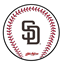 Picture of KR Strikeforce MLB San Diego Padres Round Baseball Shammy