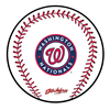 Picture of KR Strikeforce MLB Washington Nationals Round Baseball Shammy
