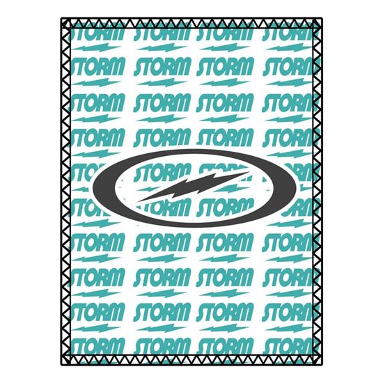 Picture of Storm Black Teal SD Leather Bowling Shammy