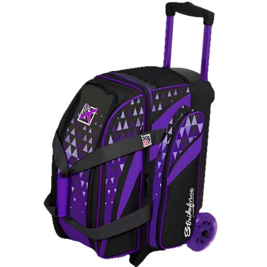 Picture of KR Cruiser Arrow 2 Ball Double Roller Purple Bowling Bag