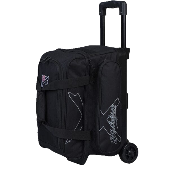 Picture of KR Hybrid X 2 Ball Double Roller Black Bowling Bag