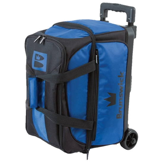 Picture of Brunswick Blitz Double 2 Ball Roller Blue Bowling Bag