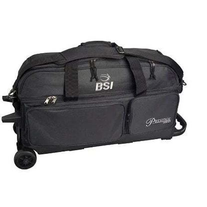 Picture of BSI Prestige 3 Ball Triple Roller Black Bowling Bag
