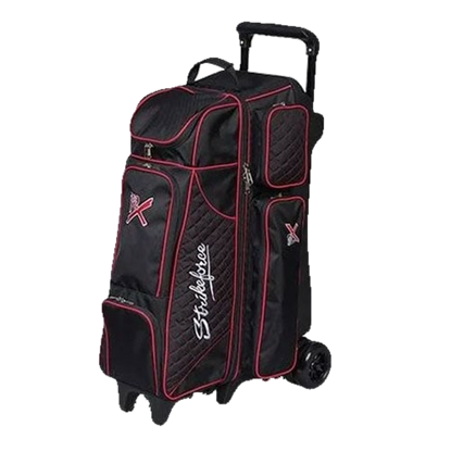 Picture of KR Strikeforce Royal Flush 4 x 4 Roller Black Red Bowling Bag