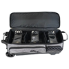 Picture of KR Strikeforce Royal Flush 3 Ball Triple Roller Silver Bowling Bag