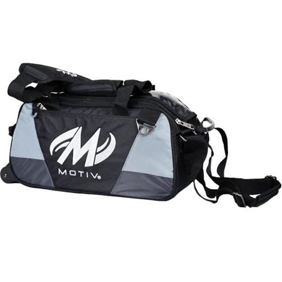 Picture of Motiv Ballistix 2 Ball Double Tote Covert Black Bowling Bag