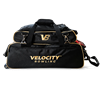 Picture of Velocity 3 Ball Triple Tote With Shoe Pouch Black Gold Bowling Bag
